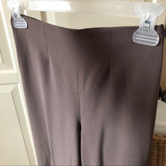 WILFRED Aritzia Calixa Pants Soot Brown Wide Leg - Picture 3 of 13